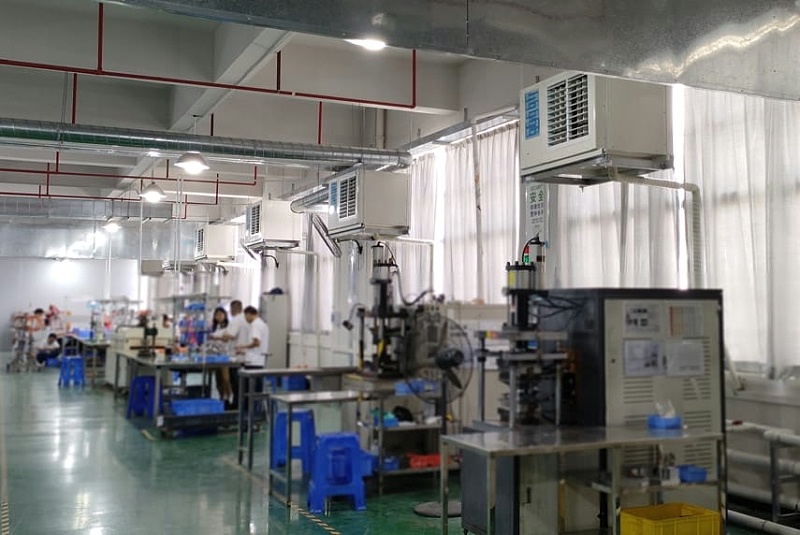 廣州星科工業省電空調應用于廠房車間降溫案例